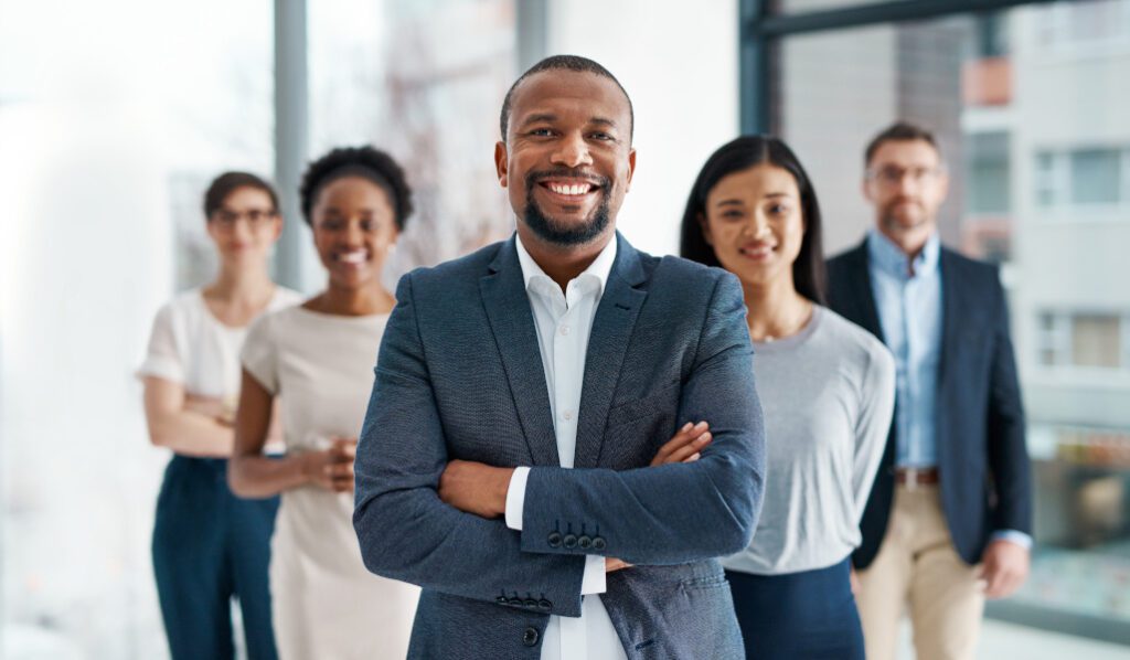 group of insurance agents