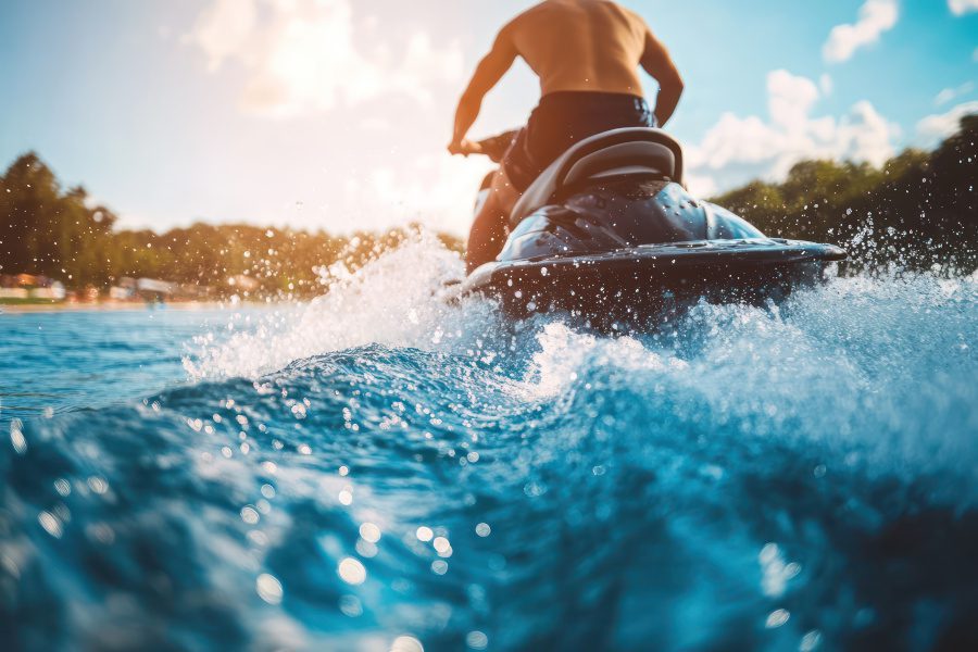 man on jet ski